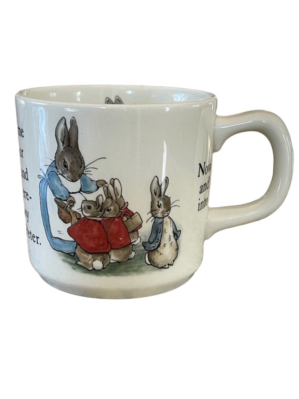 Vintage Wedgwood Beatrix Potter Peter Rabbit Nursery Mug